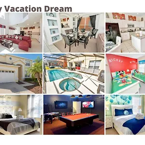 Dream With Hot Tub, Pool, Xbox, Games Room, Lakeview, 10 Min To Disney, Clubhouse