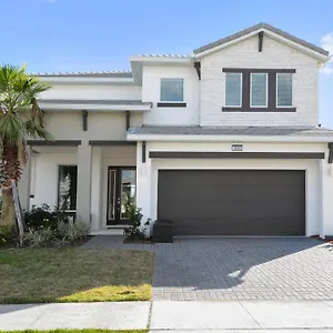 Дом отдыха 5br 5bath Pvt Bbq Pool 15min 3056ft Киссимми