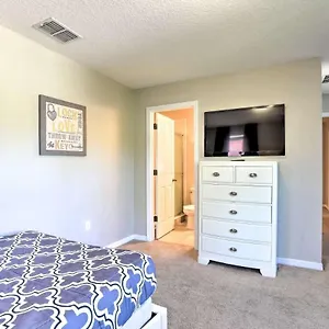 Huge 6br 6bath & Private Pool Min To Disney Villa *