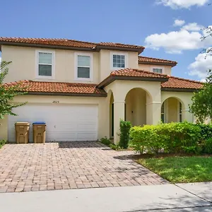 5br 5 Bath Pvt Pool Bbq 11min 2744ft Сasa de vacaciones Kissimmee