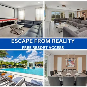 Tatil Evi American Secret 10 Bed 7 Miles To Kissimmee
