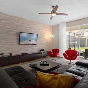 6 Bedroom- 5 Bathroom- Paradise Palms 2964bp Semesterbostad