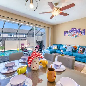 別荘 Magical Getaway Close To Disney! Pool, Gym, & Wifi