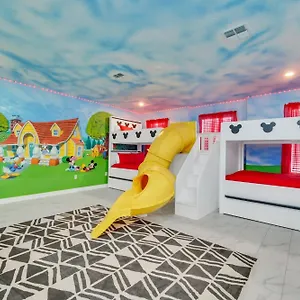 בית נופש 9 Bed 5 Bath Themed With Free Pool Heat קיסימי