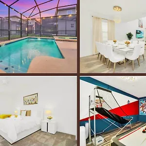 Elegant Brand New 5 Bd Villa/games Room/pool