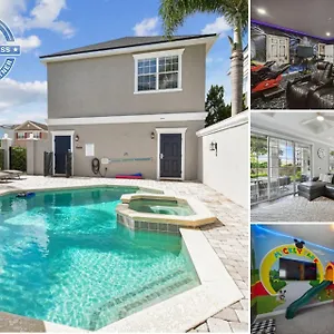 Villa Spectacular 5 Bedroom In Prime Orlando Location6629 *