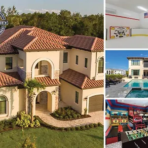Villa Elegant 7 Bedroom Oasis In Orlando6595