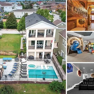 Villa Stunning 8 Bedroom In Orlando Oasis6513 *