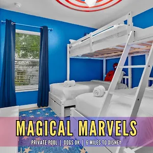 Avengers, Harry Potter, Pool, 10 Min To Disney!